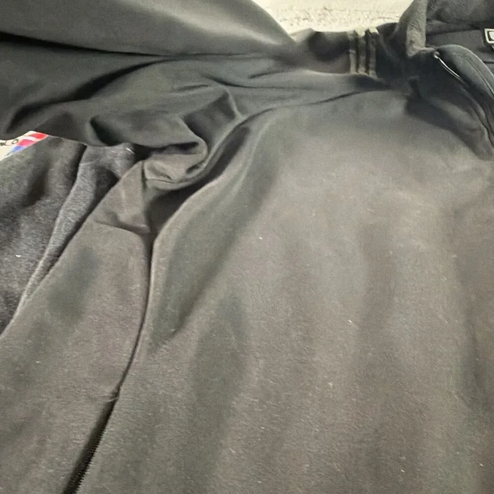 Adidas Men's Golf Polyester Fleece Full Zip Size XXL Black Jacket Long Sleeve 2X